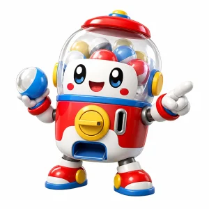 ガチャガチャ新作速報のマスコットキャラクター